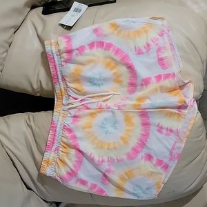 Crown Ivy tye dye shorts 1x